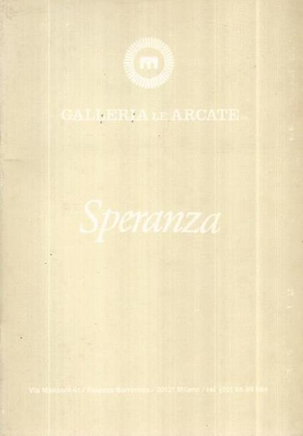 Speranza - copertina