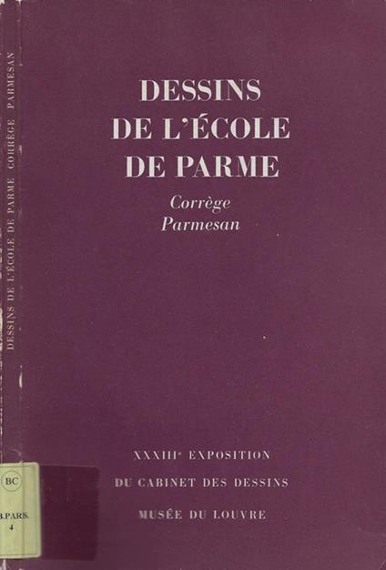Dessins de l'École de Parme - copertina