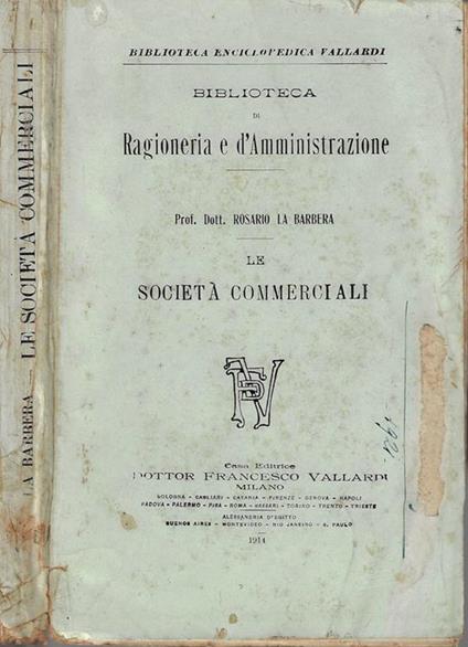 Le società commerciali - copertina