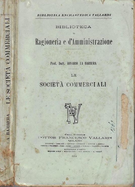 Le società commerciali - copertina