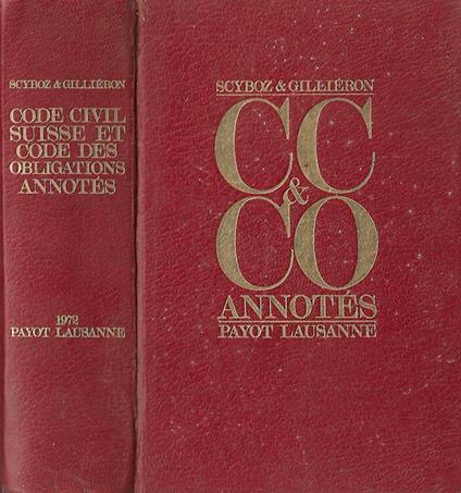Code Civil Suisse - copertina