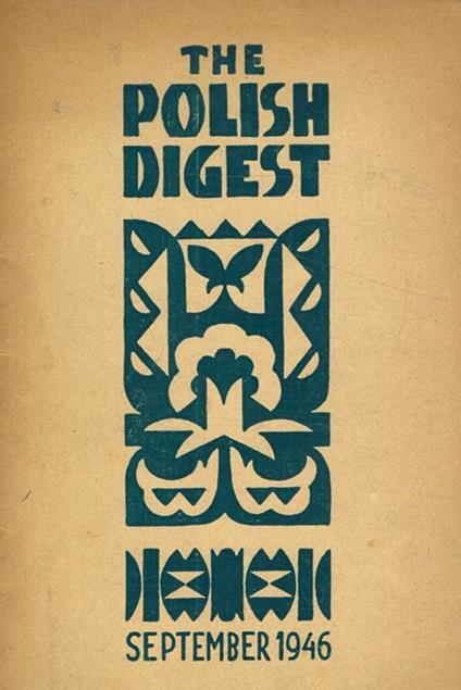 The polish digest. Rome & september 1946 - copertina