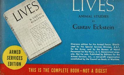 Lives - Gustav Eckstein - copertina