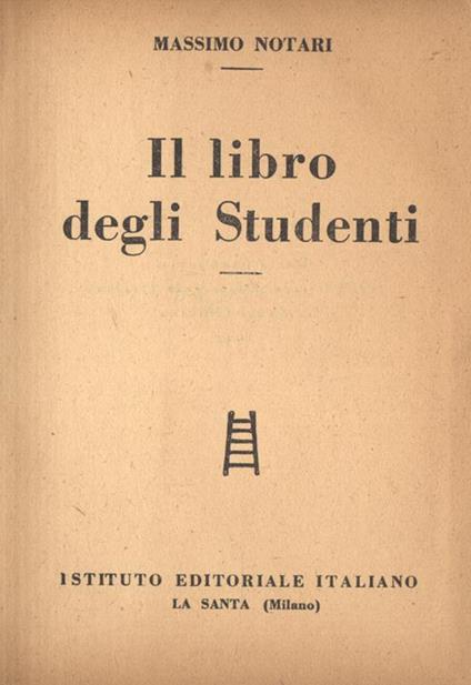 Il libro degli studenti - Massimo Notari - copertina