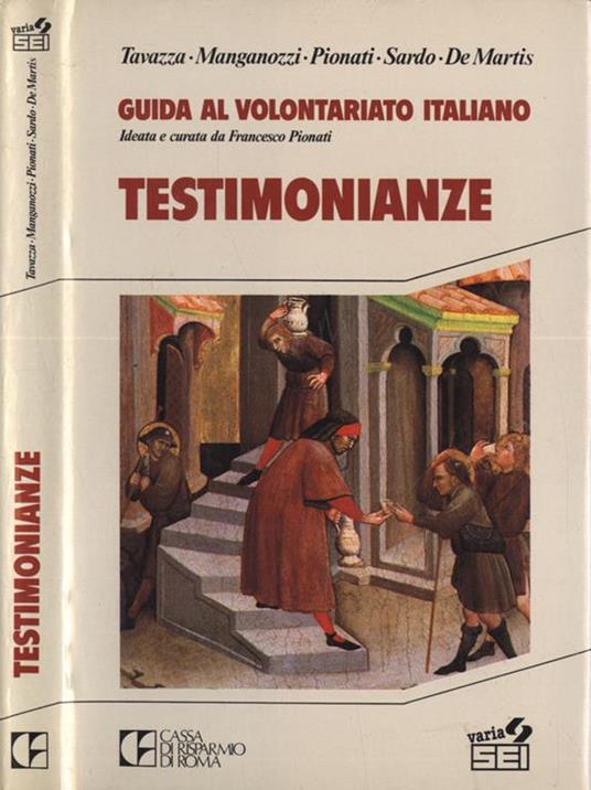 Testimonianze - copertina