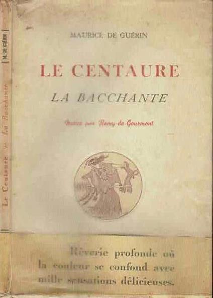 Le centaure - Maurice de Guérin - copertina