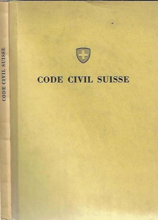 Code civil suisse libro usato chancellerie f d rale ibs