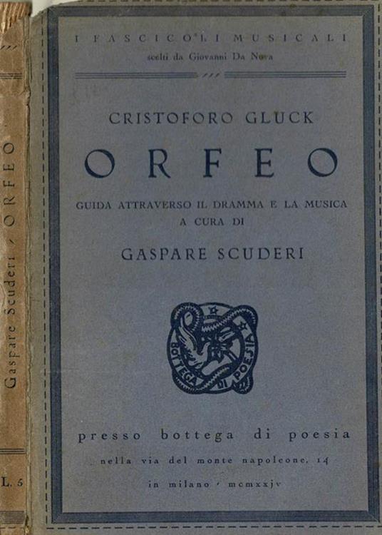 Orfeo - copertina