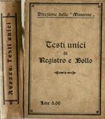 Testi Unici di Registro e Bollo