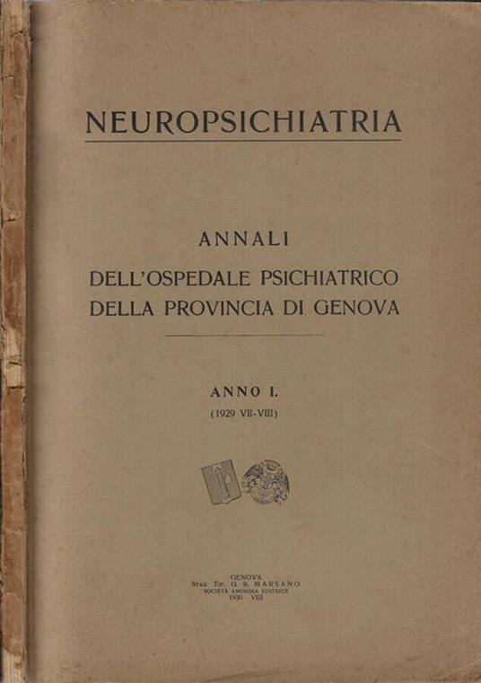 Neuropsichiatria - copertina