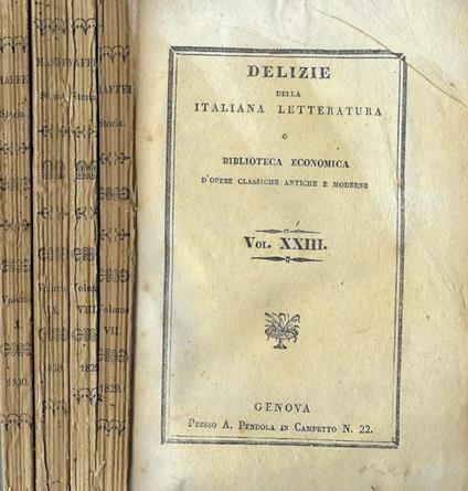 Le istorie dell'indie orientali del Padre Gio. Pietro Maffei Vol VII, VIII, IX, X - Giovanni Pietro Maffei - copertina