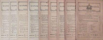 Il Comune di Genova Anno V n. 1 - 2 - 3 - 5 - 7 - 9 - 10 - 11 - 12 - copertina