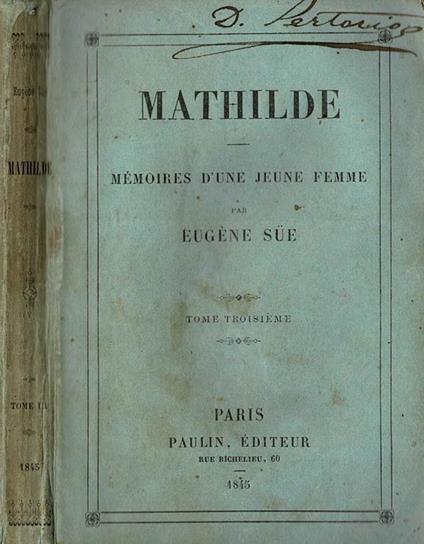 Mathilde - copertina