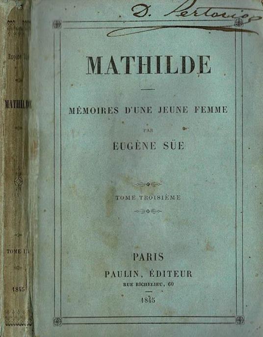 Mathilde - copertina