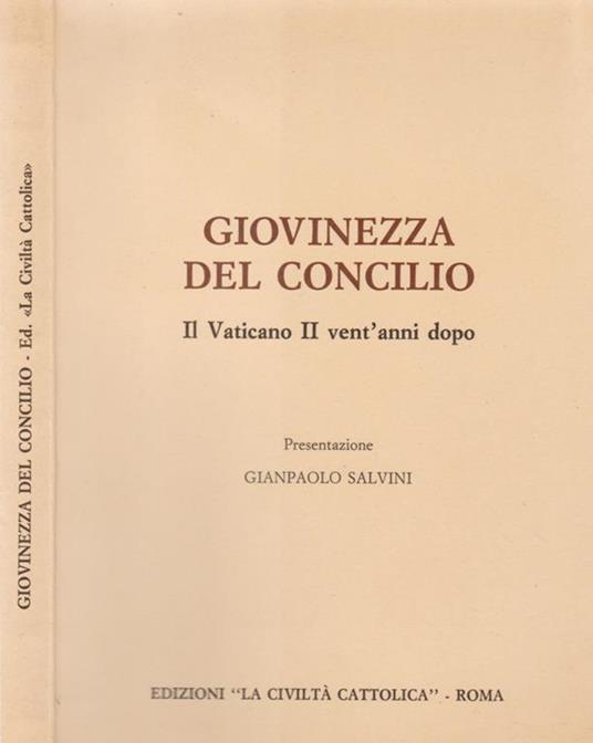 Giovinezza del concilio - copertina