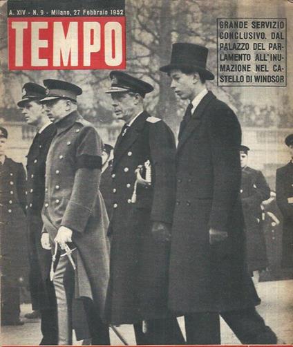 Tempo - Anno 1952 n° 9 - copertina
