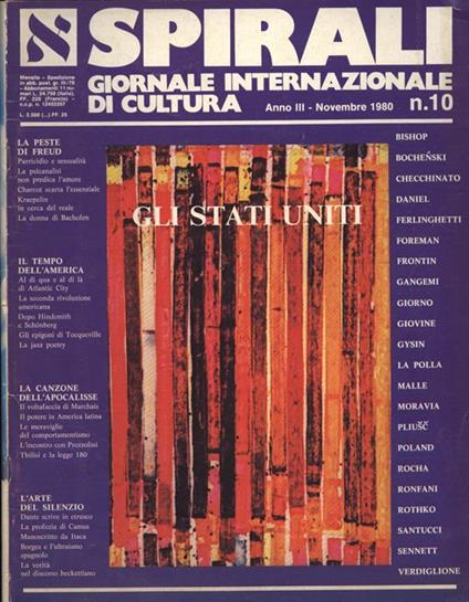 Spirali Anno III n. 10 - copertina
