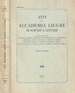 Atti della Accademia Ligure di Scienze e Lettere – Annata 1980 – Volume XXXVII