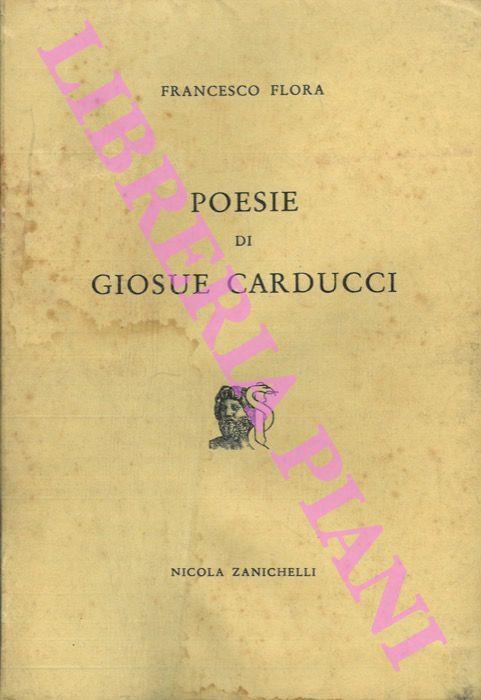 Poesie di Giosuè Carducci. EAB srl (socio Alai/Lila) [B - Francesco Flora - copertina