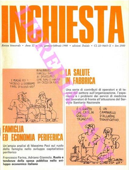 Inchiesta. Rivistra trimestrale - copertina