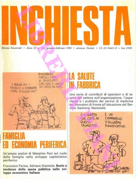 Inchiesta. Rivistra trimestrale - copertina