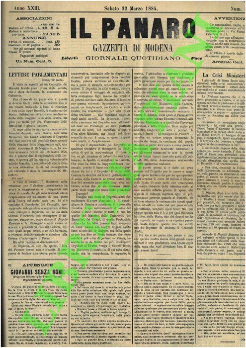 Il Panaro. Gazzetta di Modena. Giornale quotidiano - copertina