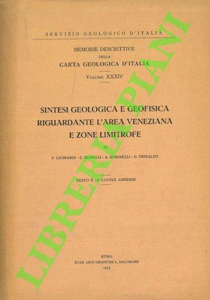 Sintesi geologica e geofisica riguardante l'area veneziana e zone limitrofe - Paola Leonardi - copertina