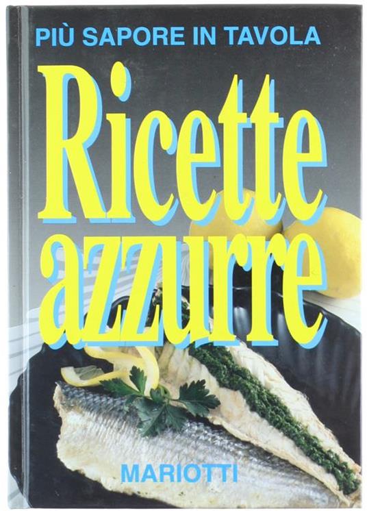Ricette azzurre - copertina