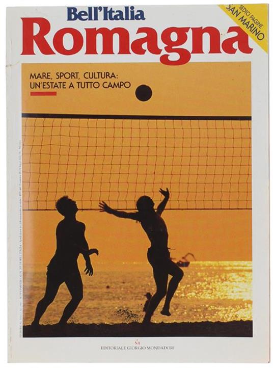 Romagna. Mare, Sport, Cultura: Un'estate a Tutto Campo. Bell'italia, Maggio 2003 - copertina
