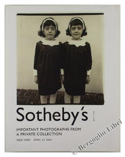 Important Photographs From a Private Collection - copertina