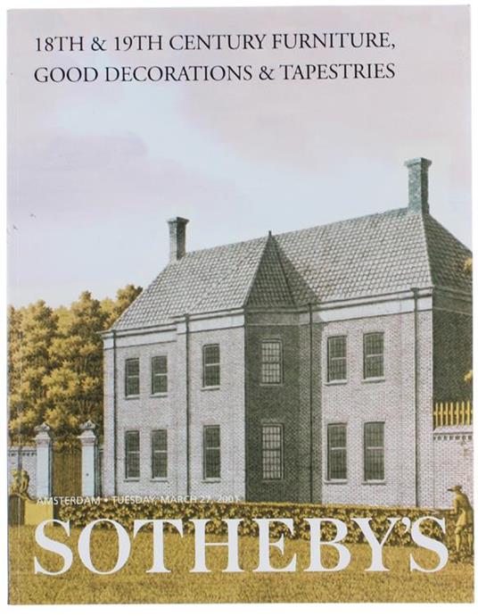 18th & 19th Century Furniture, Good Decorations & Tapestries. Amsterdam, Tuesday, March 27, 2001 - copertina