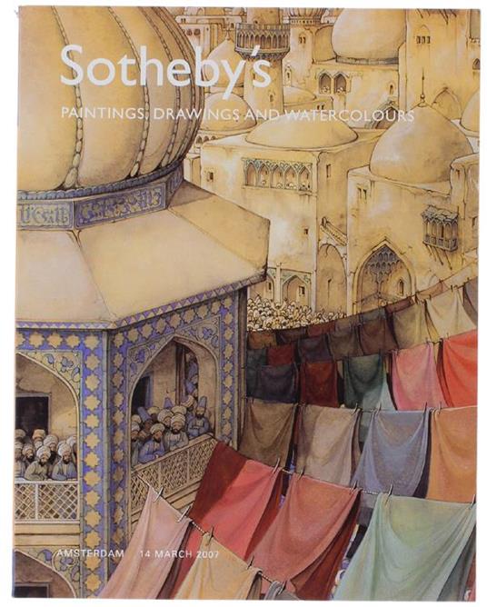 Paintings, Drawings And Watercolours. Amsterdam, 14 March 2007 - copertina