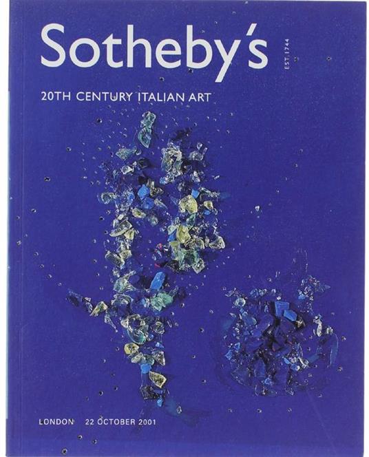 20th Century Italian Art. London, Monday, 22 October 2001 - copertina