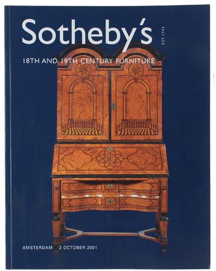 18th & 19th Century Furniture. Amsterdam, 2 October 2001 - copertina