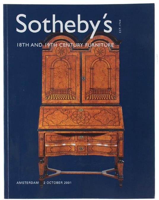 18th & 19th Century Furniture. Amsterdam, 2 October 2001 - copertina