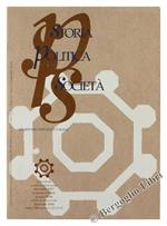 Storia Politica Società. Quaderni di Scienze Umane. Anno Viii N.12-13-14