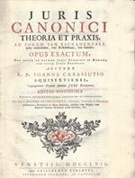 Juris Canonici. Theoria et Praxis