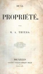 De la Propriété