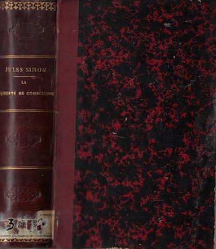 La liberté de coscience - copertina