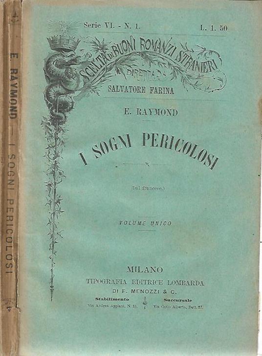 I Sogni pericolosi - copertina