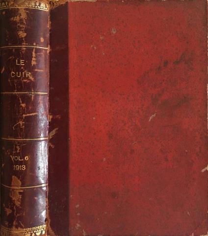 Le Cuir – Anno 1913. Revue scientifique et industrielle - copertina