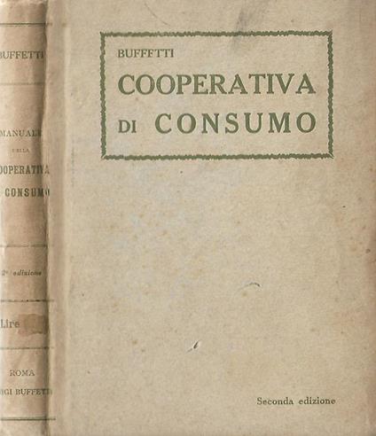 Manuale della cooperativa di consumo - copertina