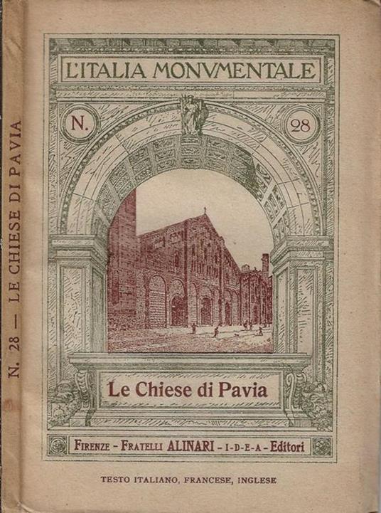 Le chiese di Pavia parte prima - copertina
