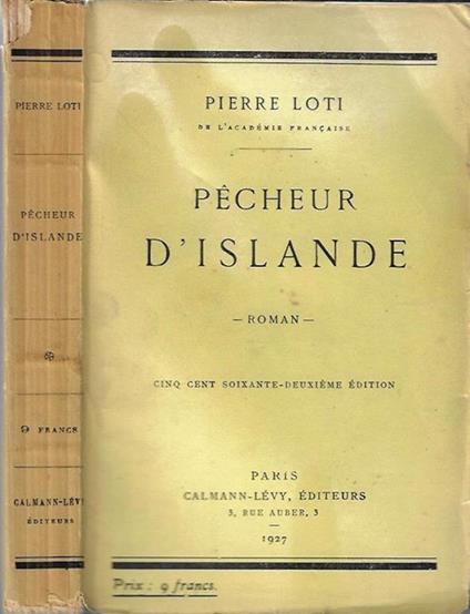 Pêcheur d'Islande - copertina