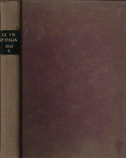 Le vie d'Italia n. 7-8-9-10-11-12 Anno 1946 - copertina