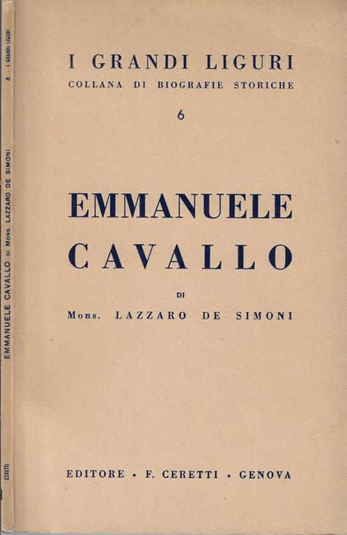 Emanuele Cavallo - copertina