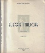 Elegie italiche. Liriche