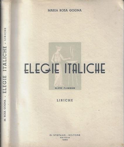 Elegie italiche. Liriche - copertina