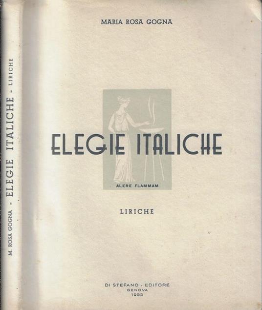 Elegie italiche. Liriche - copertina