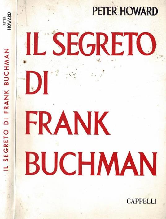 Il segreto di Frank Buchman - copertina